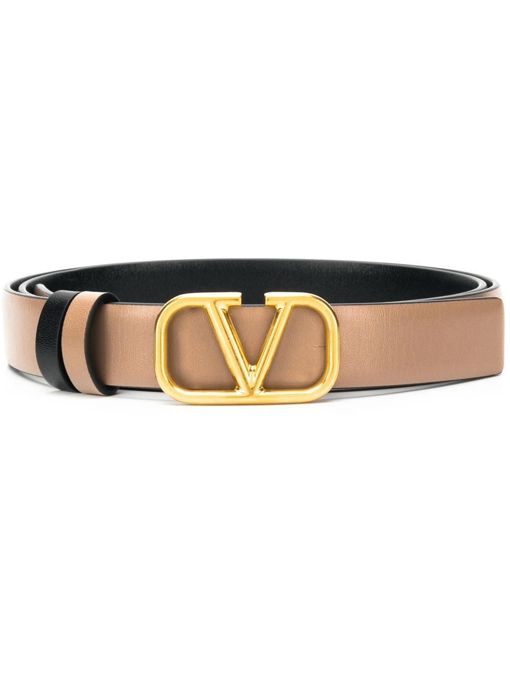 Valentino Garavani VLogo Signature Reversible Calf Leather Belt
